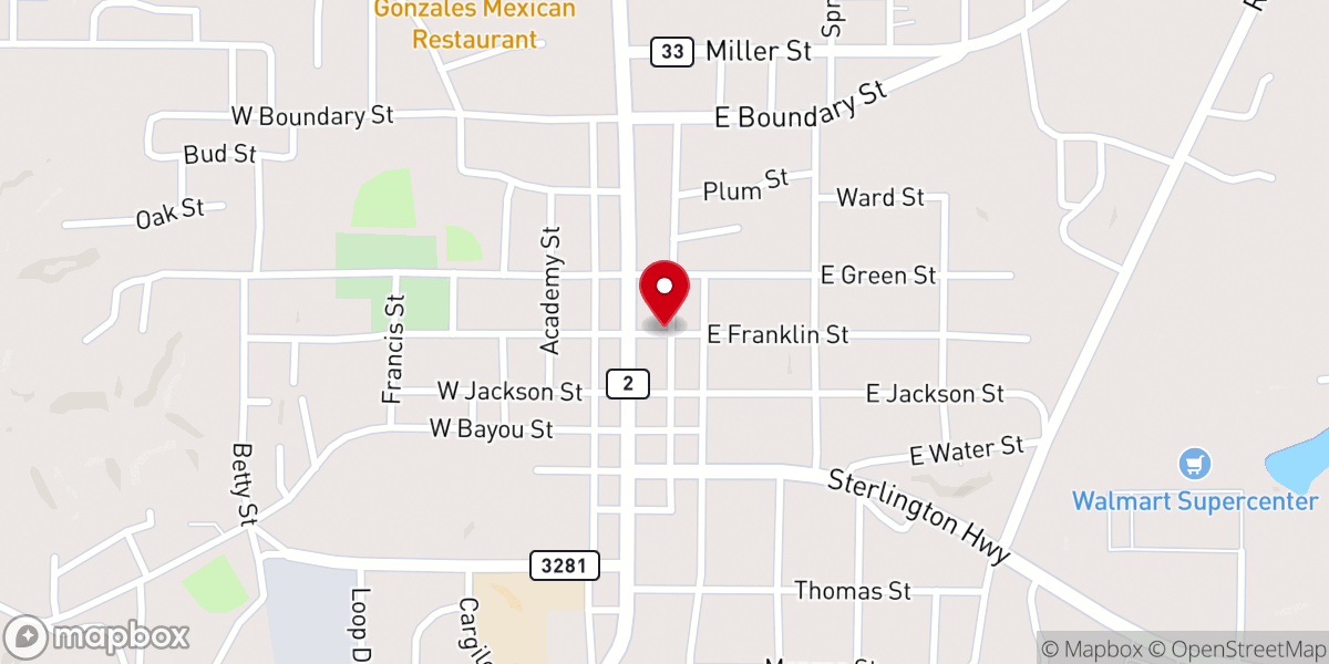 Map showing location of First Baptist Church Family Life