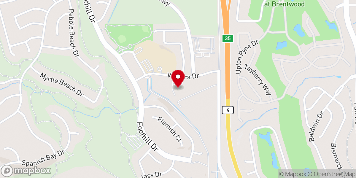 Map showing location of Bright Star Christian Preschool