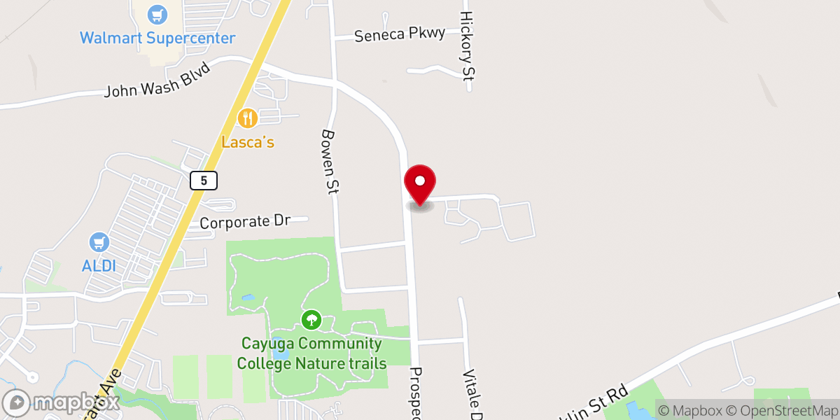 Map showing location of Auburn Seventh-day Adventist Church