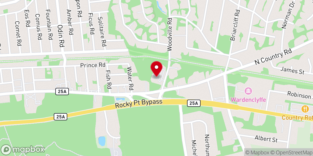 Map showing location of St Anselm's Episcopal Church