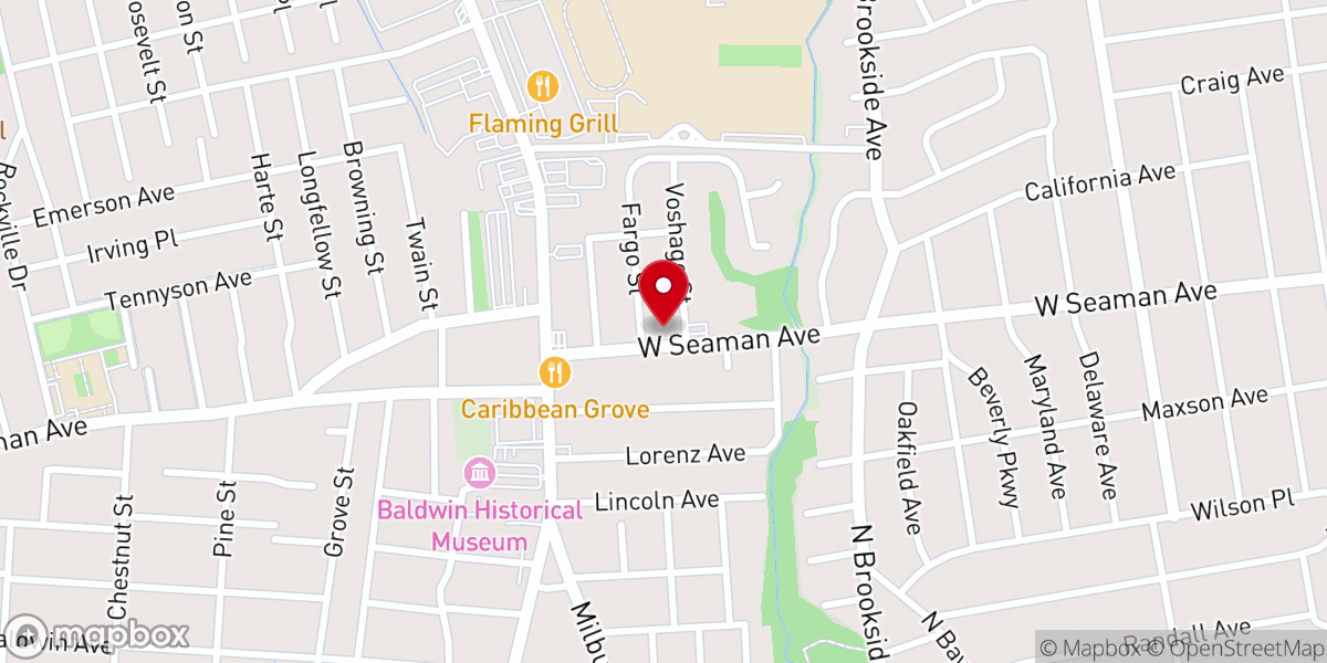 Map showing location of New Life Church of Nazarene