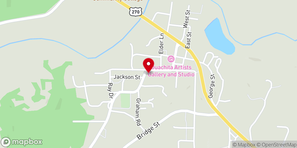 Map showing location of Mount Ida Methodist Church