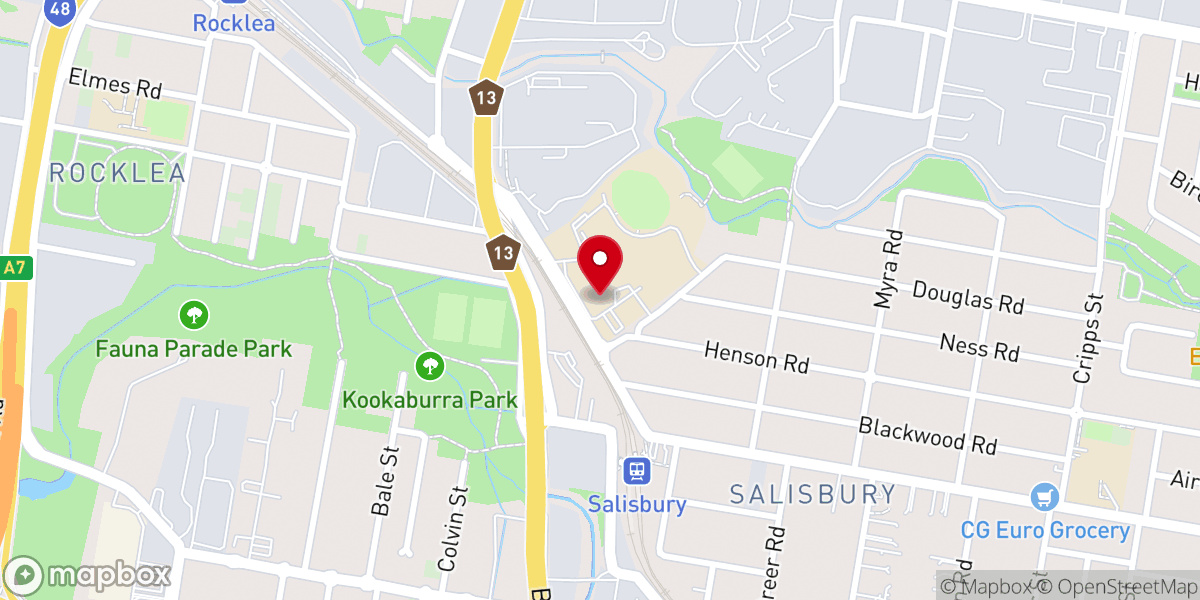 Map showing location of Life Church Brisbane South