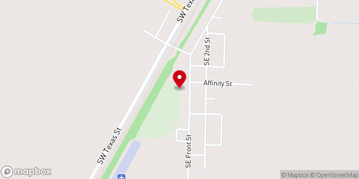 Map showing location of The Apostolic of Jesus Name church