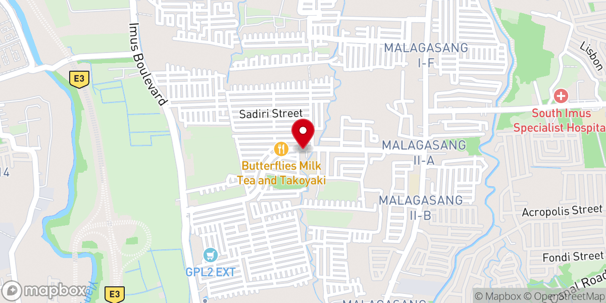 Map showing location of St. Martha Parish Church
