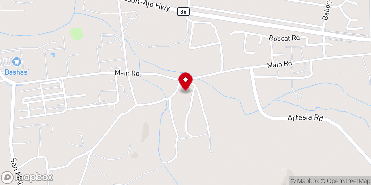 Map showing location of Our Lady of the Sacred Heart Catholic Church