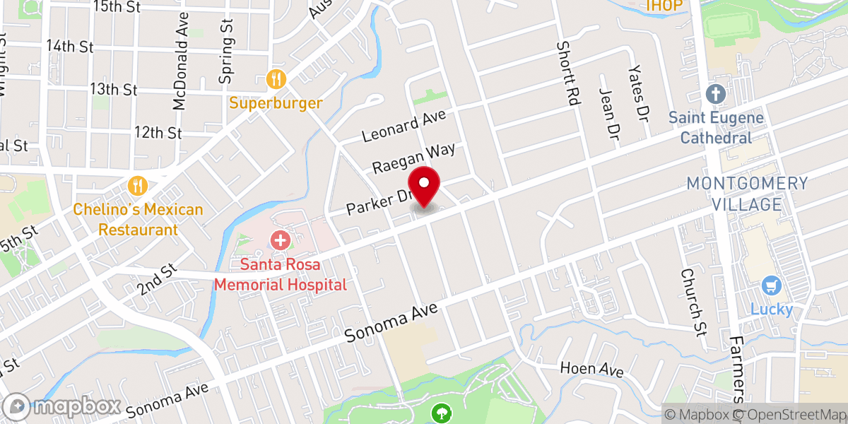 Map showing location of First United Methodist Church