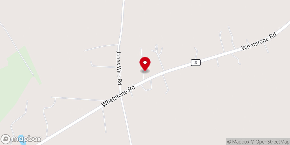 Map showing location of Open Bible Baptist Church