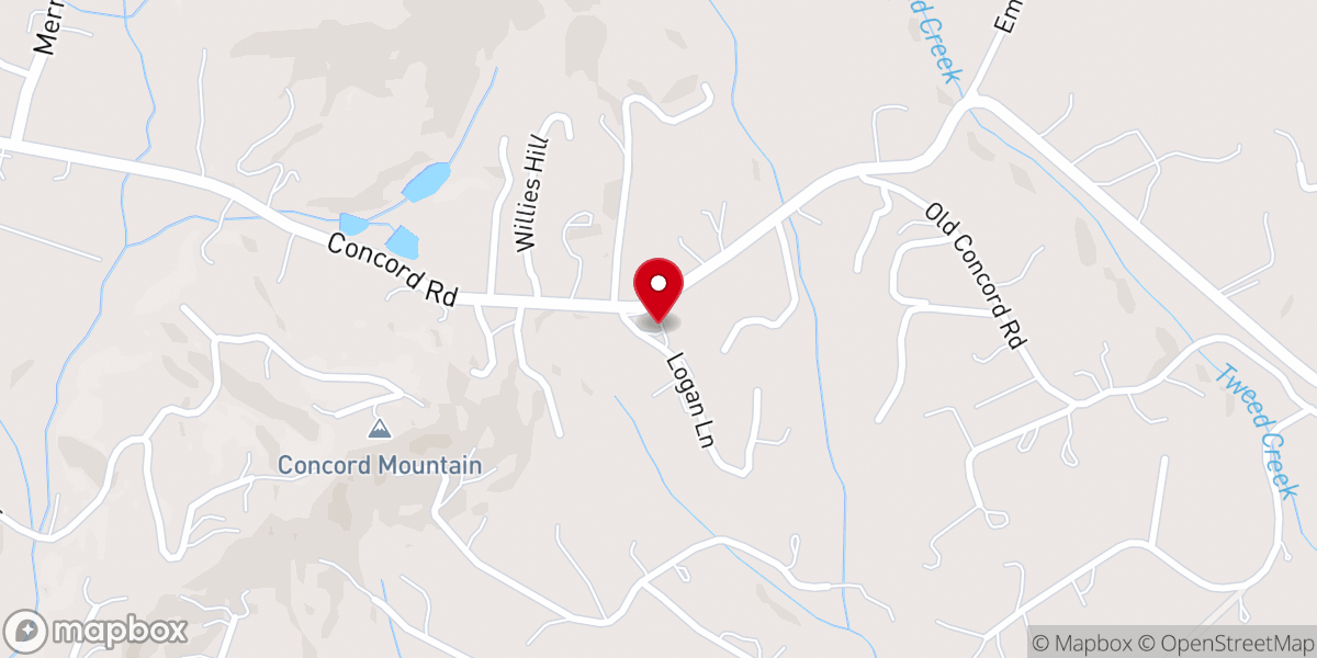 Map showing location of Pleasant Hill Church