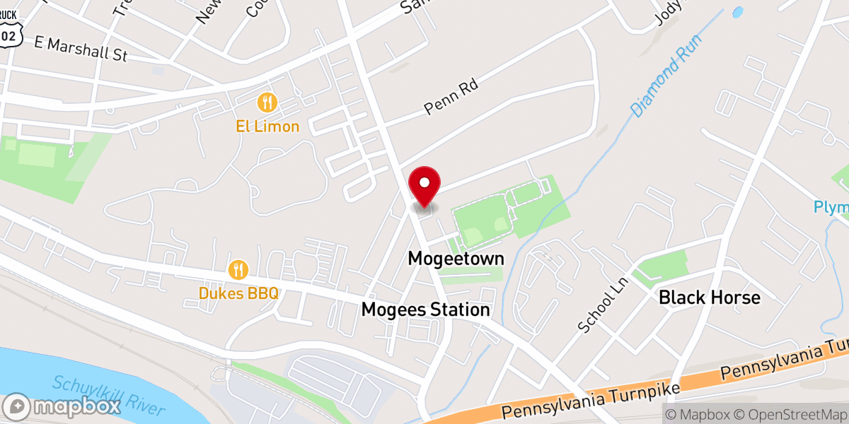 Map showing location of Our Lady of Mount Carmel Church