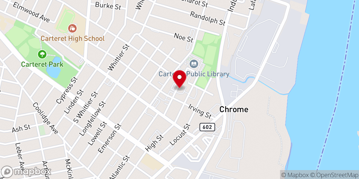 Map showing location of St. Elias Byzantine Catholic Church
