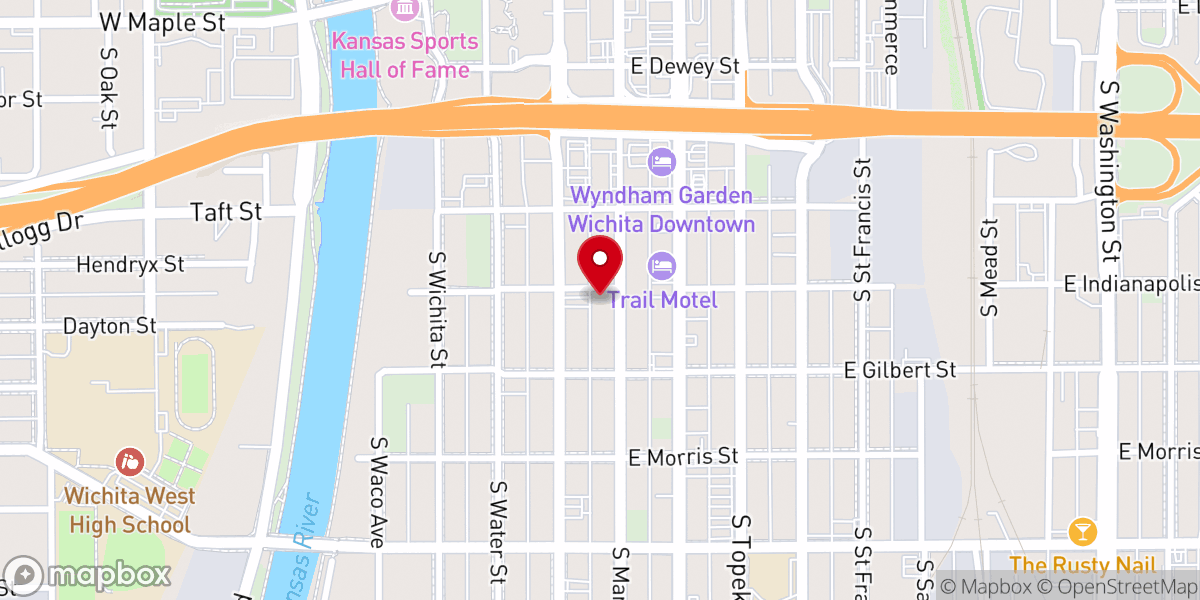 Map showing location of Immanuel Lutheran Church