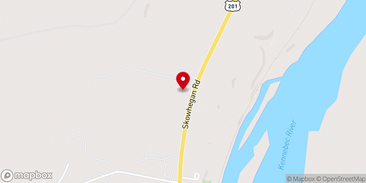 Map showing location of Calvary Chapel Kennebec Valley