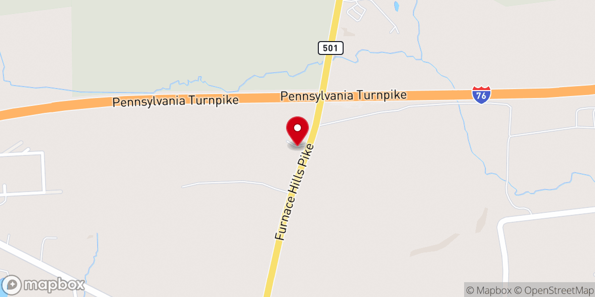 Map showing location of Coleman Memorial Chapel