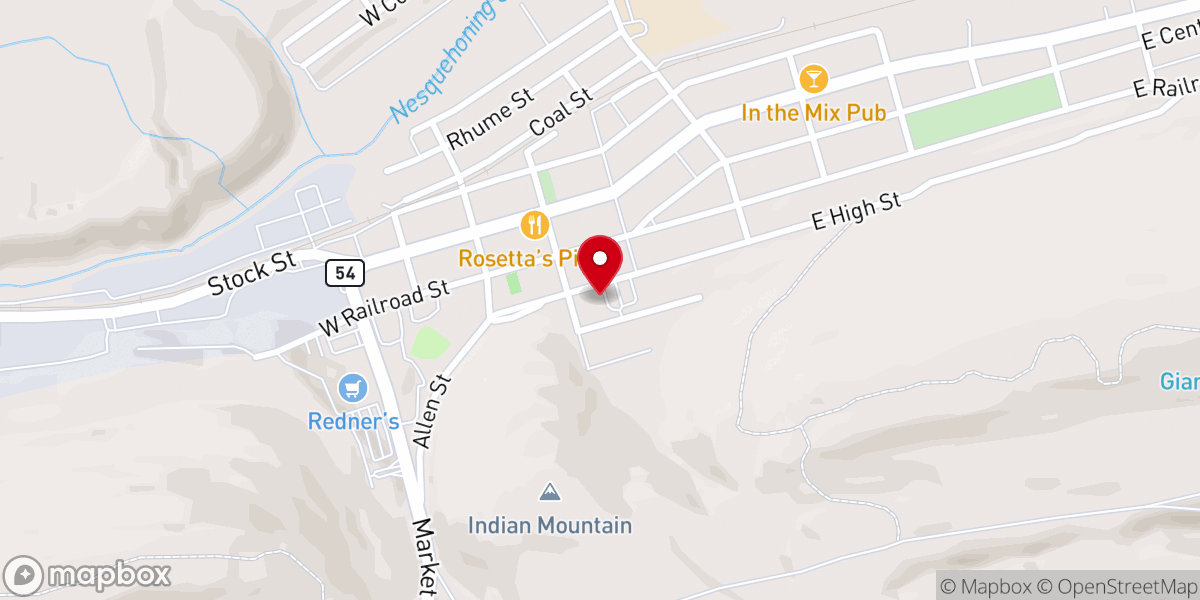 Map showing location of Saint Mary Greek Catholic Church