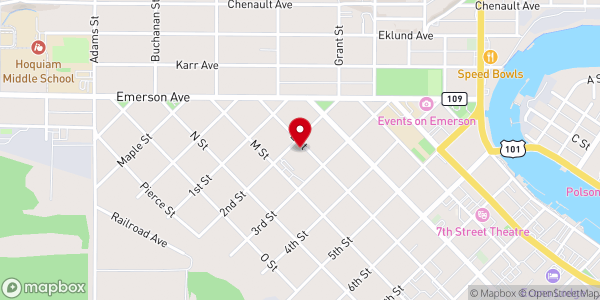 Map showing location of Our Lady of Good Help Church