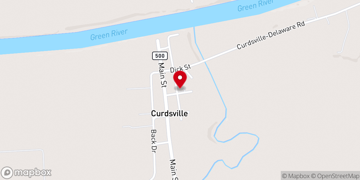 Map showing location of St. Elizabeth Parish & Rectory