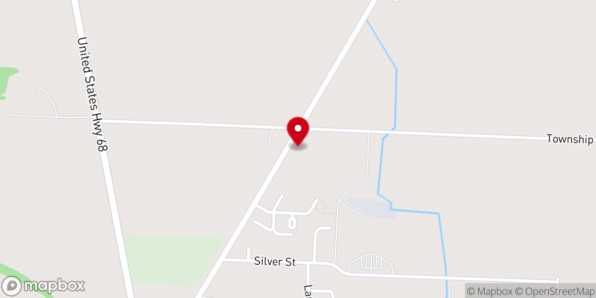 Map showing location of Faith Baptist Church