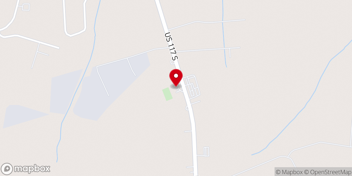 Map showing location of St Joseph's Parish Church