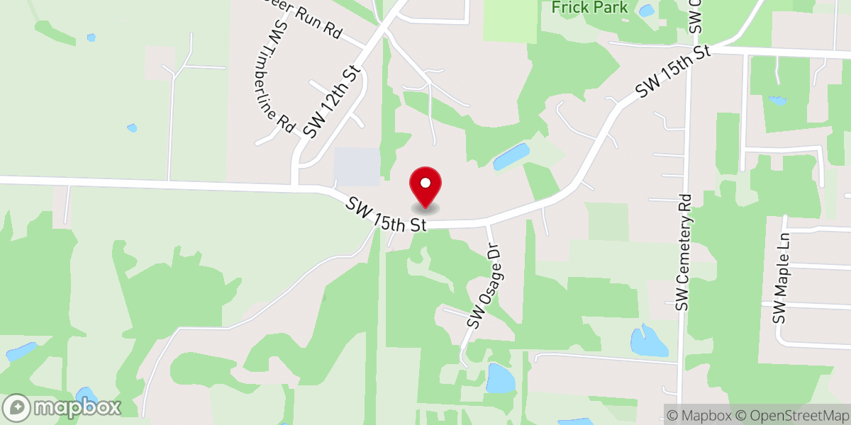 Map showing location of Cross Creek Baptist MIssion