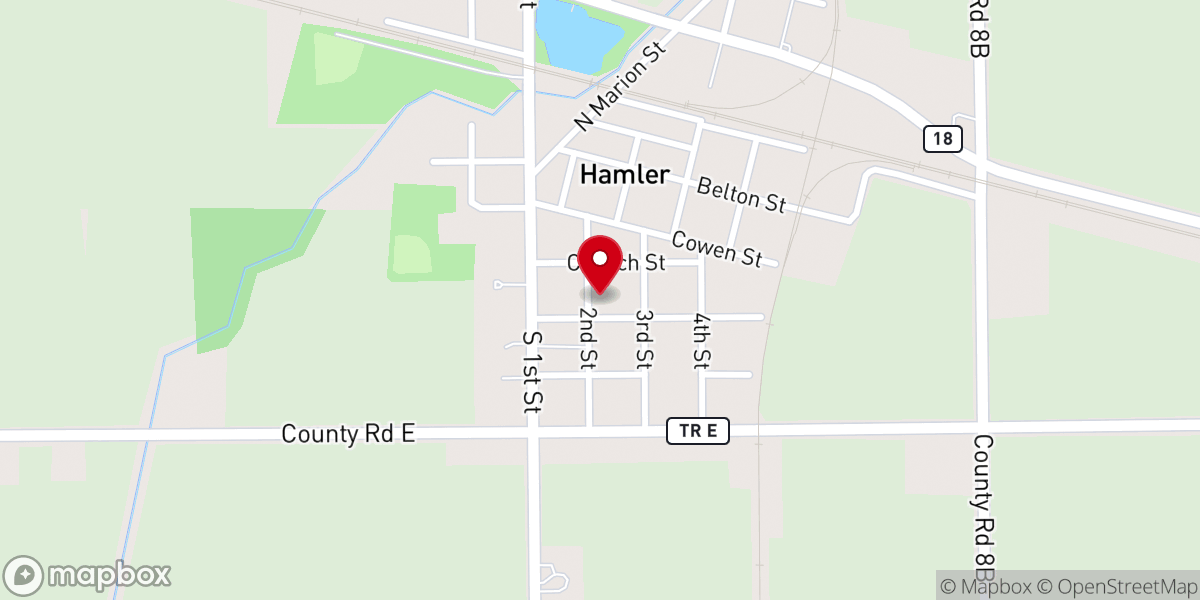 Map showing location of St Stephen Lutheran Church