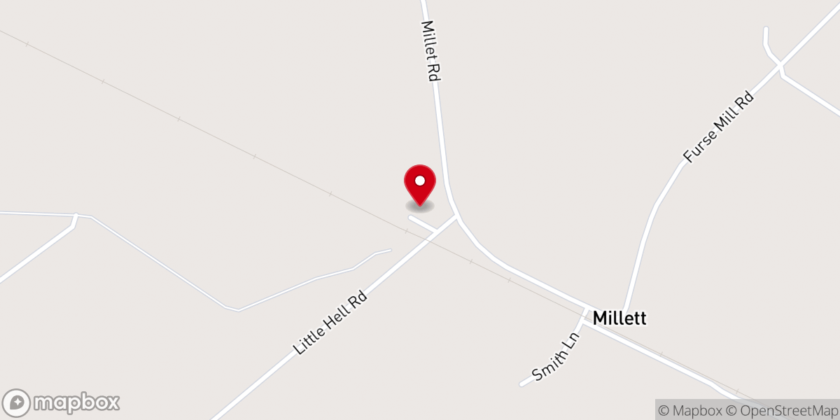 Map showing location of Speedwell Church