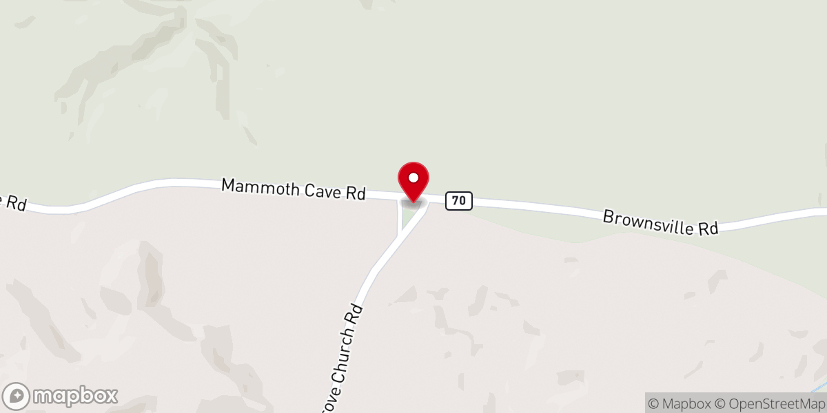 Map showing location of Silent Grove Baptist Church