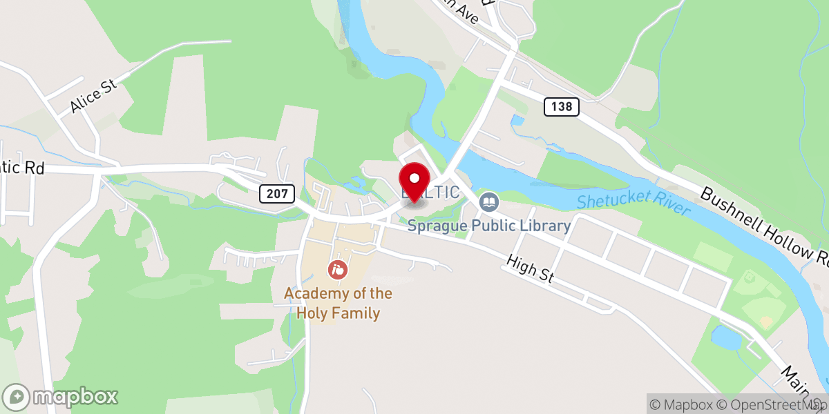 Map showing location of Grace Fellowship Church