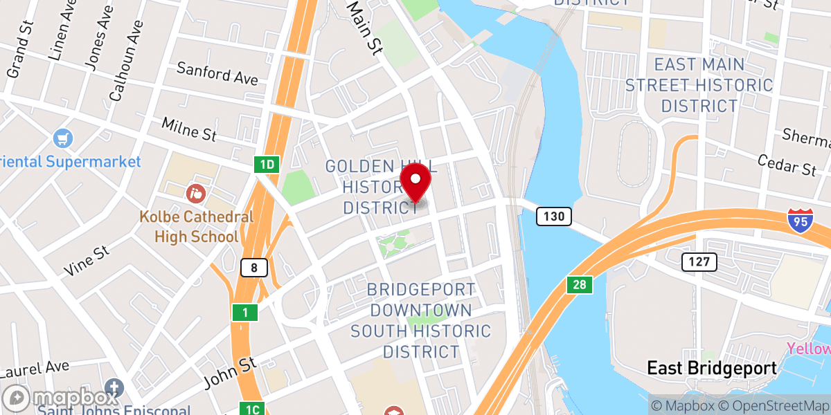 Map showing location of Salvation Army