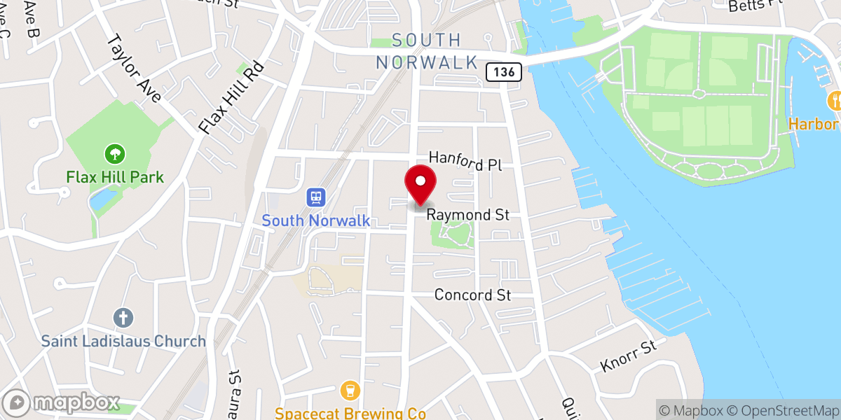 Map showing location of Saint Josephs Church