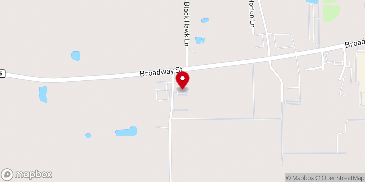 Map showing location of Family Life Church & Shelter