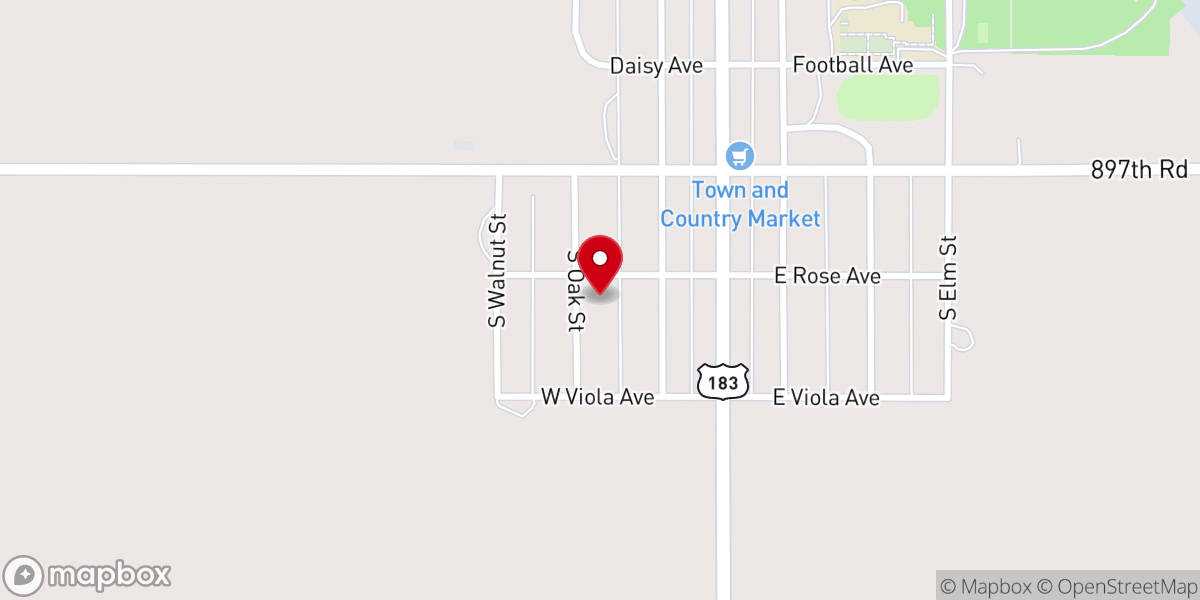 Map showing location of Springview Methodist Church