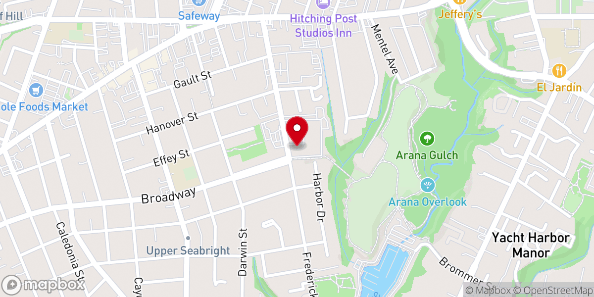 Map showing location of Redeemer Anglican Church