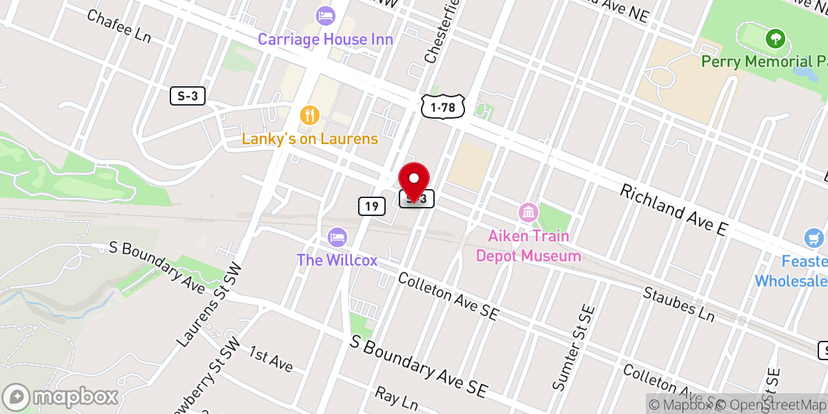 Map showing location of St Claire's Chapel