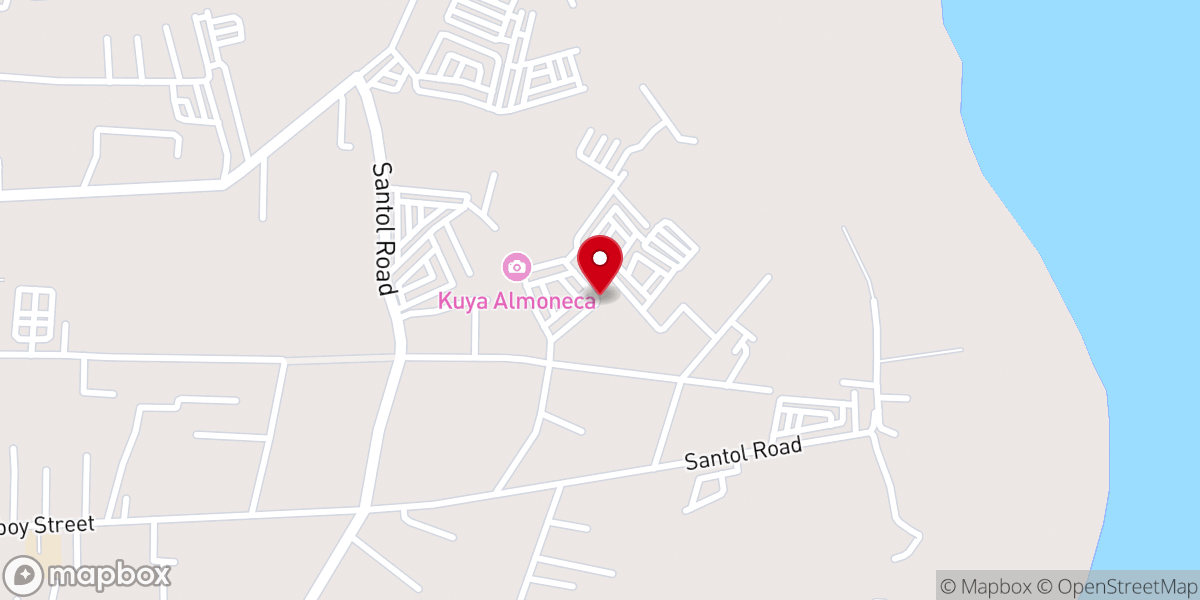 Map showing location of PMF Puerto Bible Christian Church