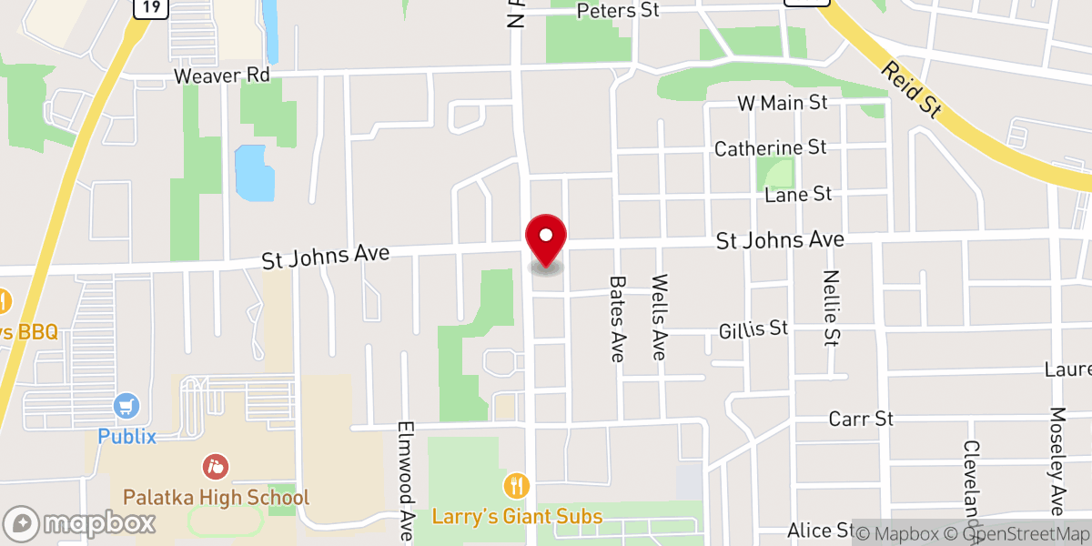 Map showing location of Church of the Heights