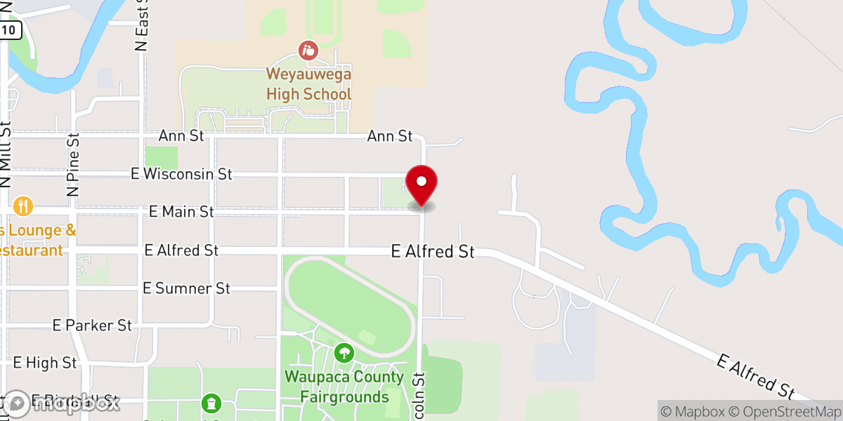 Map showing location of St Peter and Paul Parish