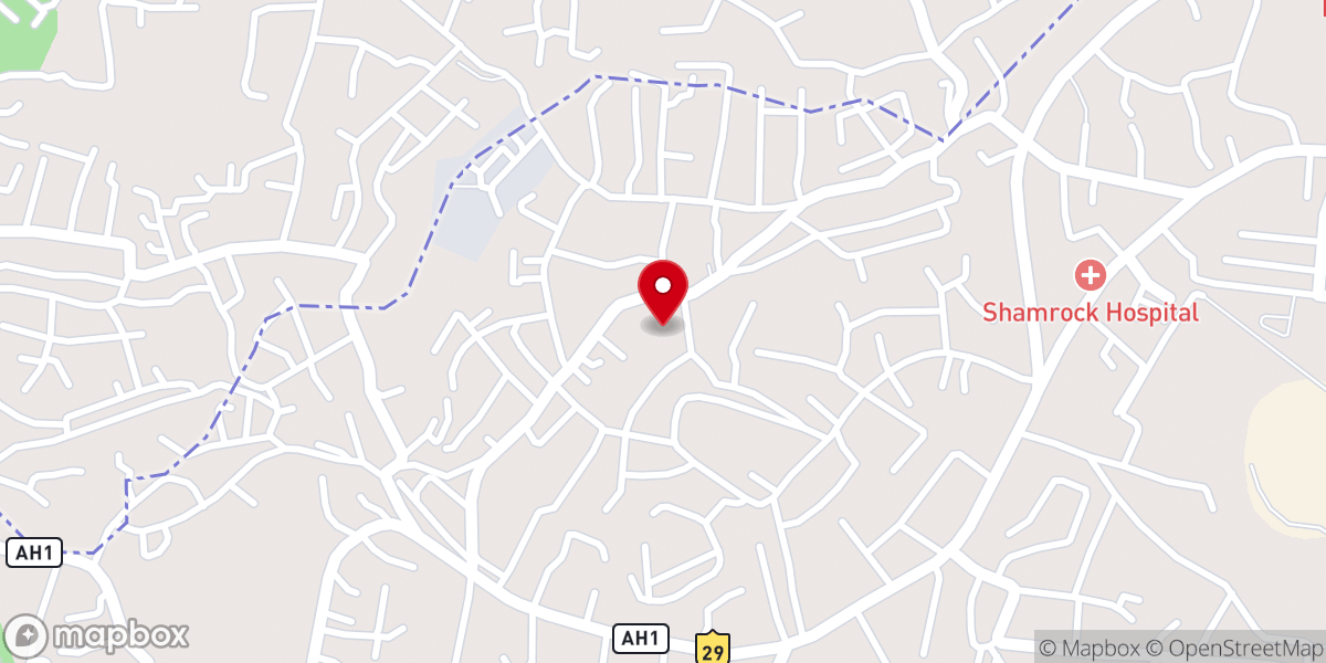 Map showing location of Dimapur Ao Baptist Church, Sümedem Fellowship