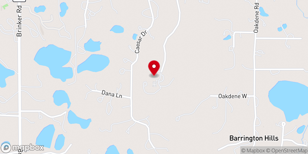 Map showing location of Bellarmine Jesuit Retreat House