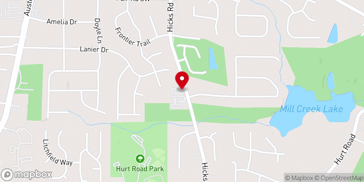 Map showing location of Lifes Hope Baptist Church