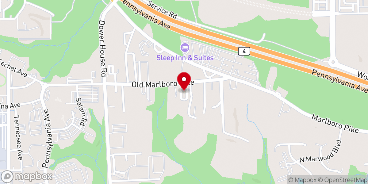 Map showing location of Church