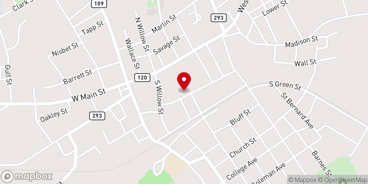 Map showing location of Living Word Ministries