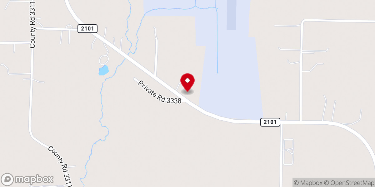 Map showing location of Fellowship Bible Church