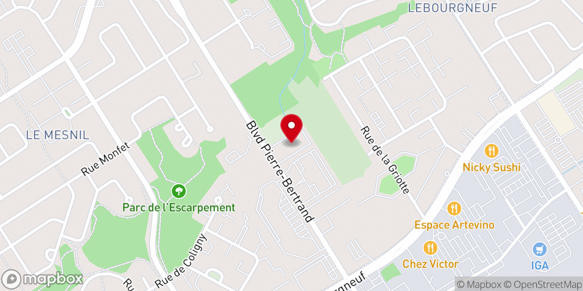 Map showing location of L’Église de Jésus-Christ des Saints des Derniers Jours