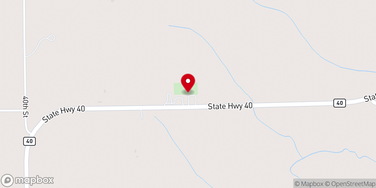 Map showing location of St John the Baptist Catholic Church(Cooks Valley)