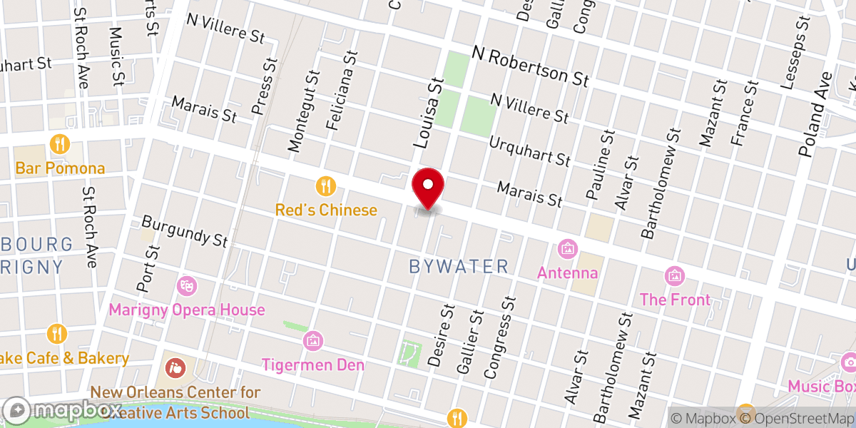 Map showing location of Good News Baptist Church