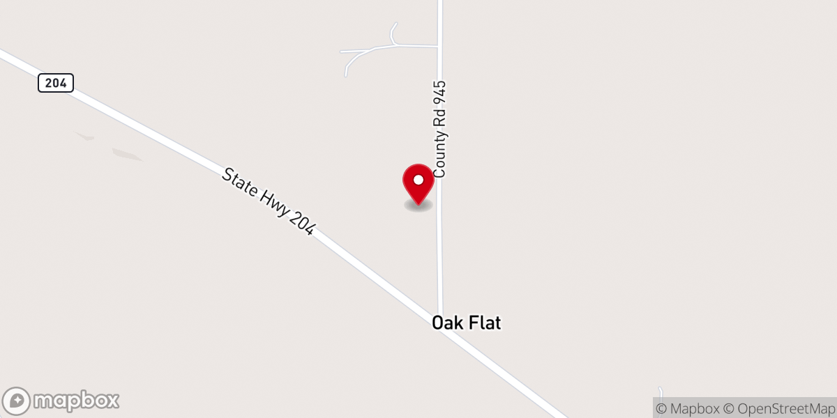 Map showing location of Bethany Baptist Church