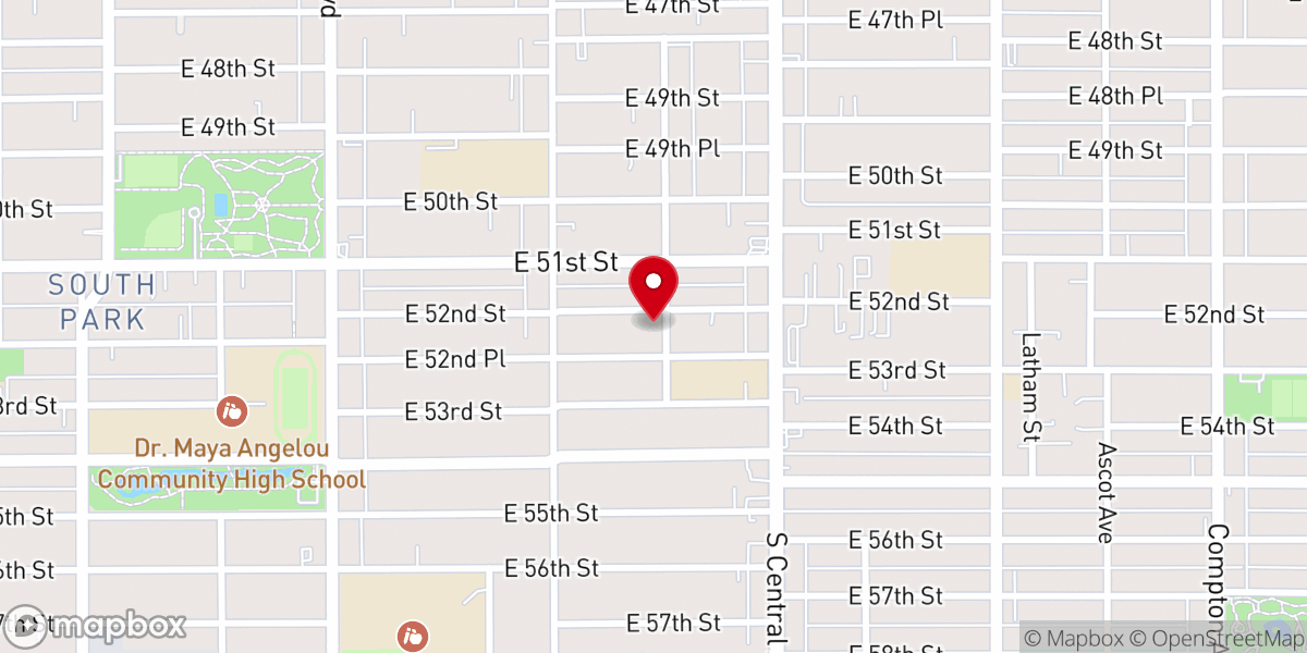Map showing location of Bethlehem Temple Church