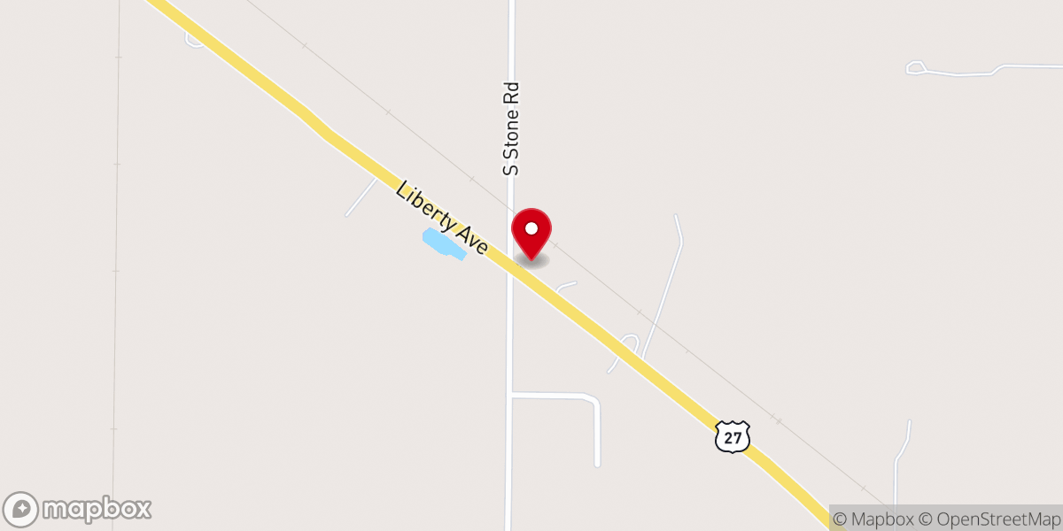 Map showing location of River of Life Baptist Church