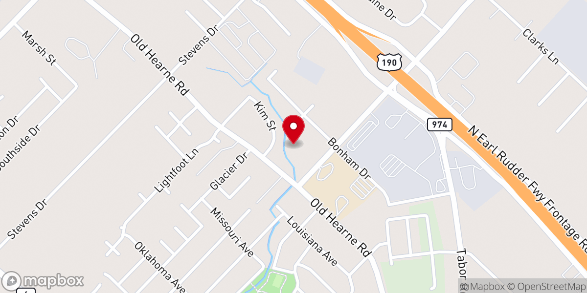 Map showing location of New Liberty Outreach Church